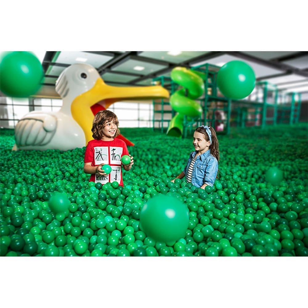 25 Bolinhas Verdes para Piscina de Bolinhas - Resistentes e Flexíveis