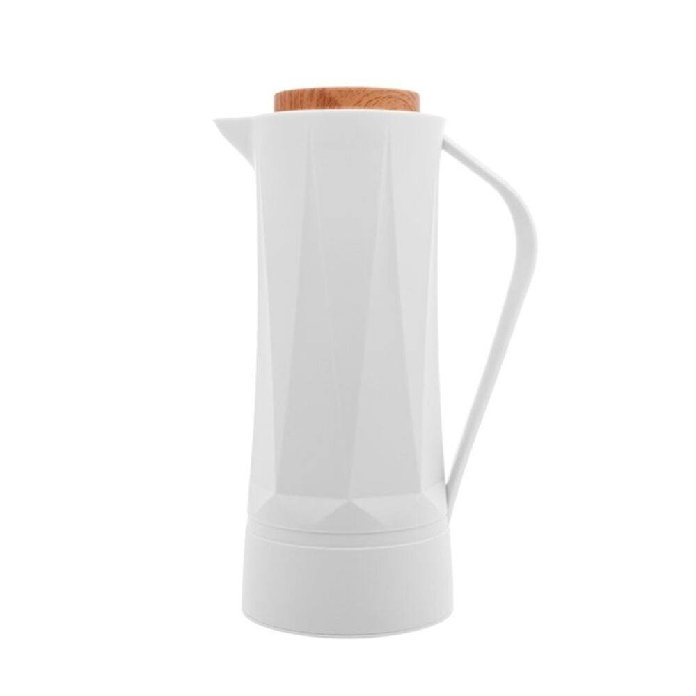 GARRAFA TERMICA PLASTICO QUEEN BRANCA 1l