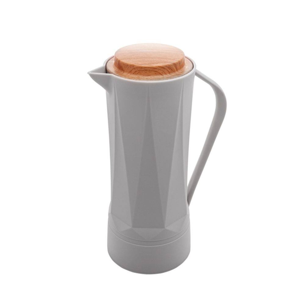 GARRAFA TERMICA PLASTICO QUEEN CINZA 1l