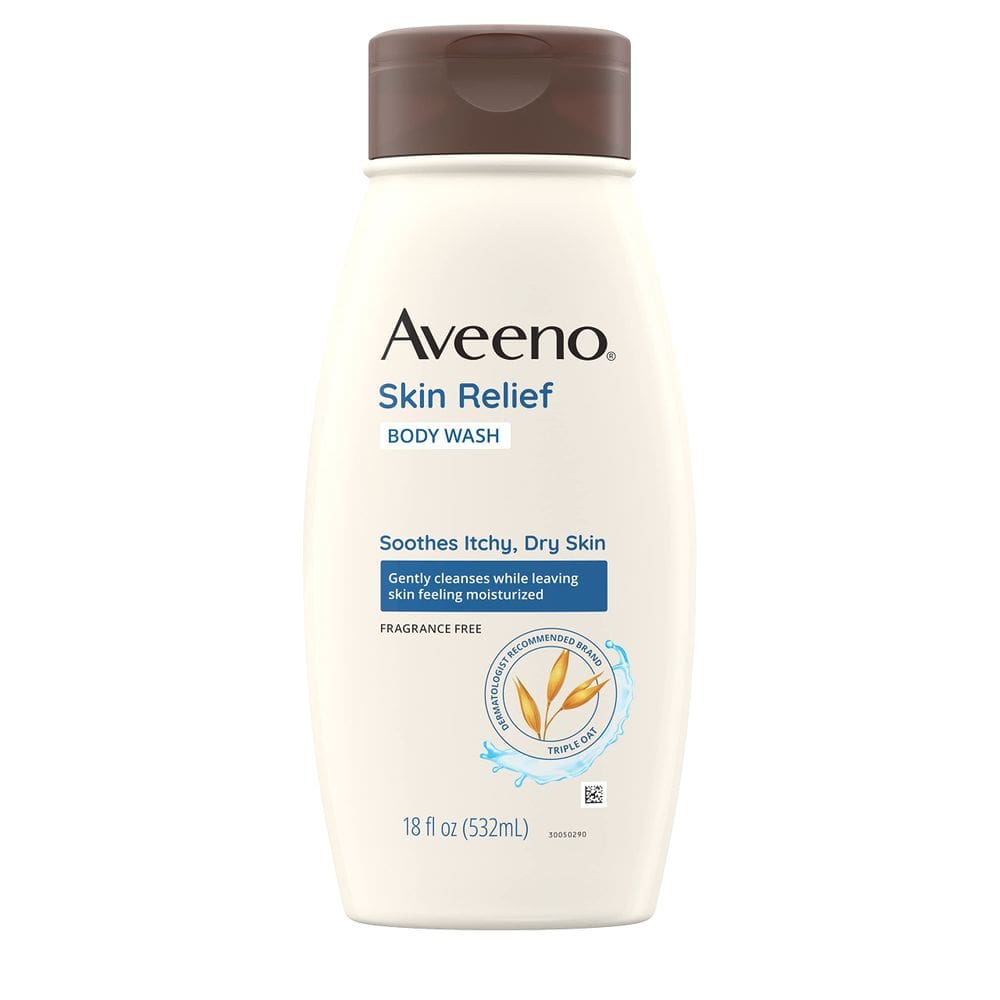 Sabonete líquido Aveeno Skin Relief, sem perfume, 530 ml e sensível