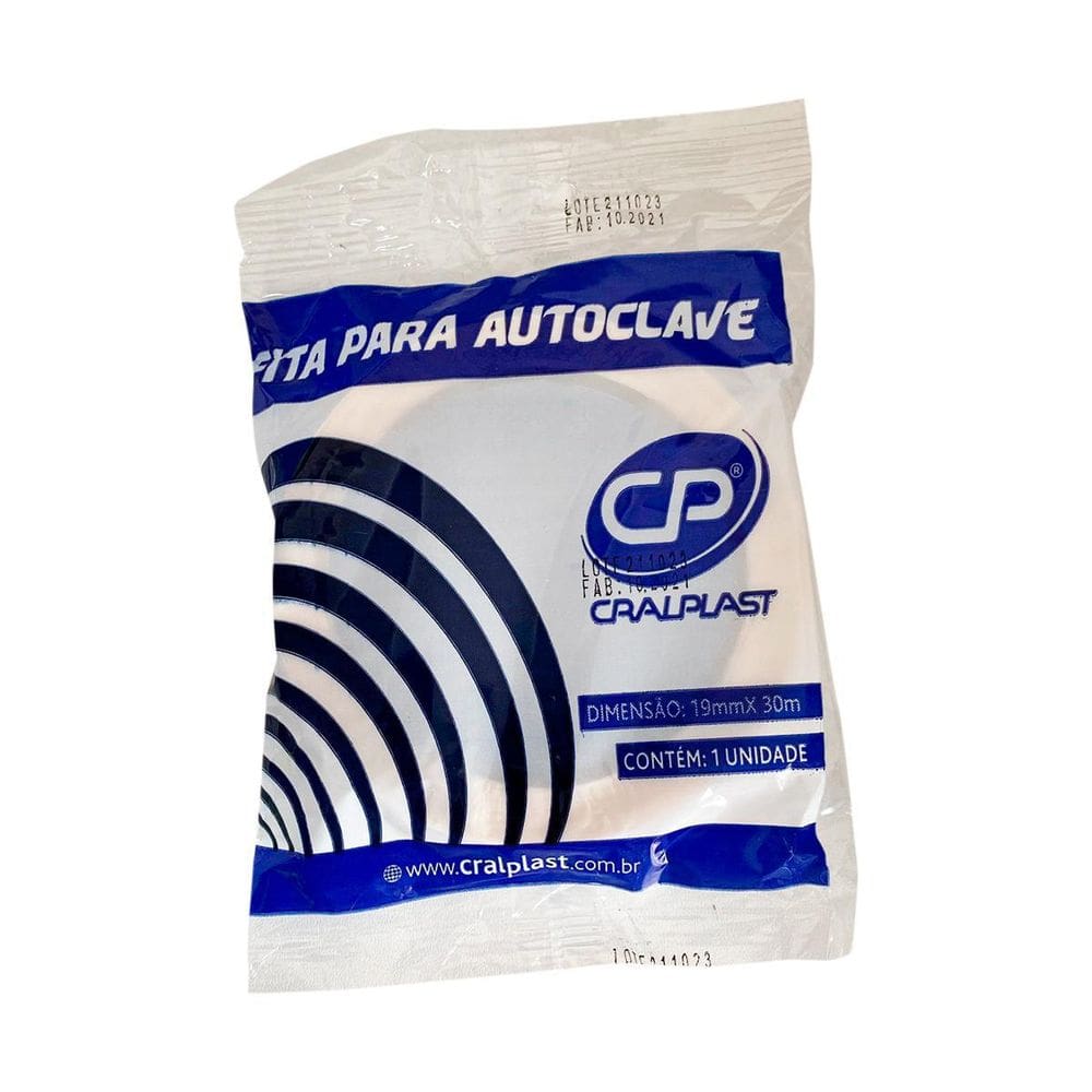 Fita Para Autoclave 19Mm X 30M  Cral