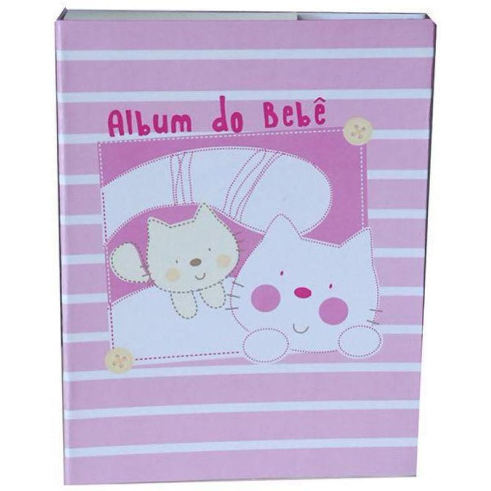 Álbum Do Bebê Menina 100 Fotos 15X21 Mimos Rec 301/07