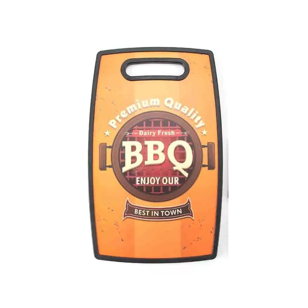 Tabua Churrasco Bbq 37X23 Polipropileno Etermianada D0301 Laranja