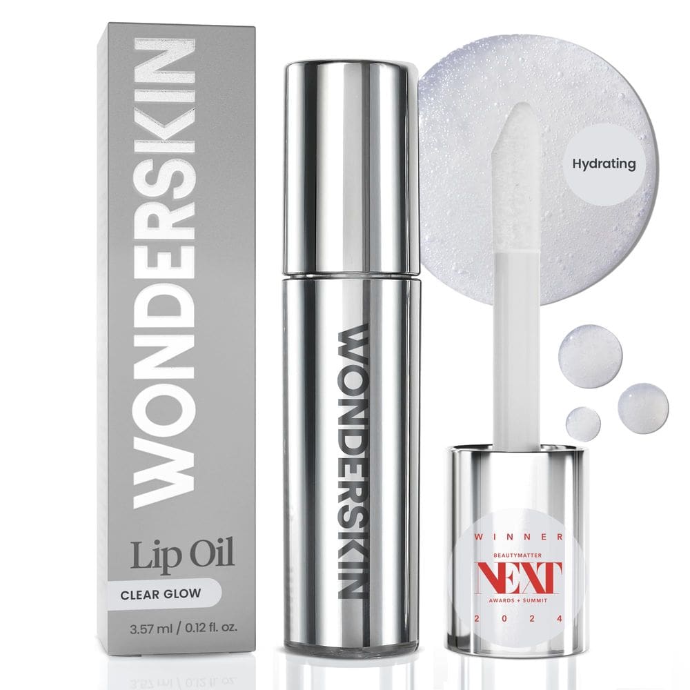 Óleo labial Wonderskin Lip Rehab Sérum Óleo Hidratante para Lábios Claros