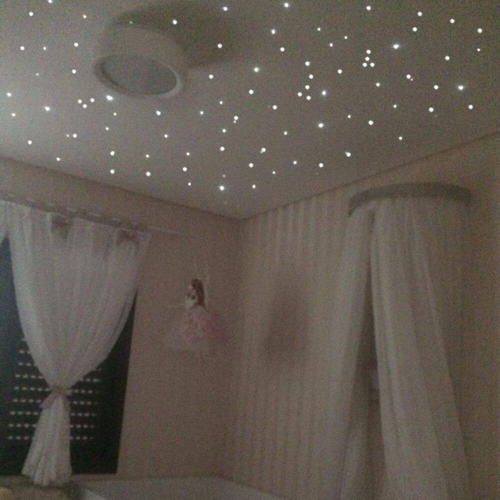 Iluminação Noite Estrelada Kit Fibra Ótica 600 Rgb Estrelado