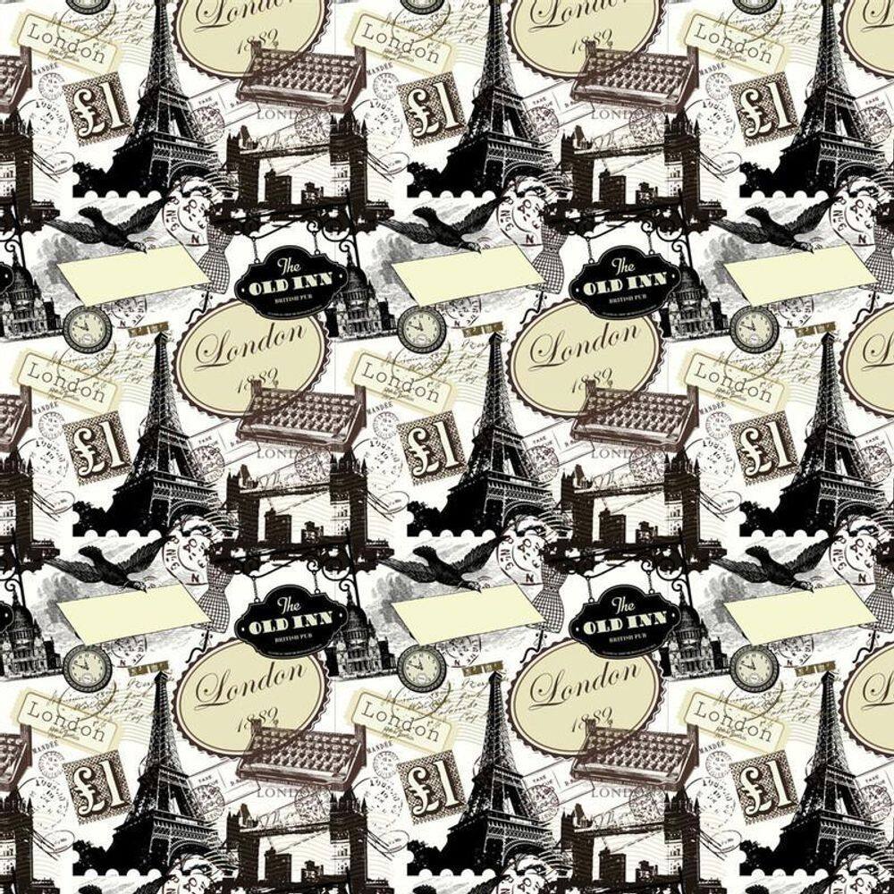 Papel De Parede Carta Correio Pombo Londres Autocolante Sala