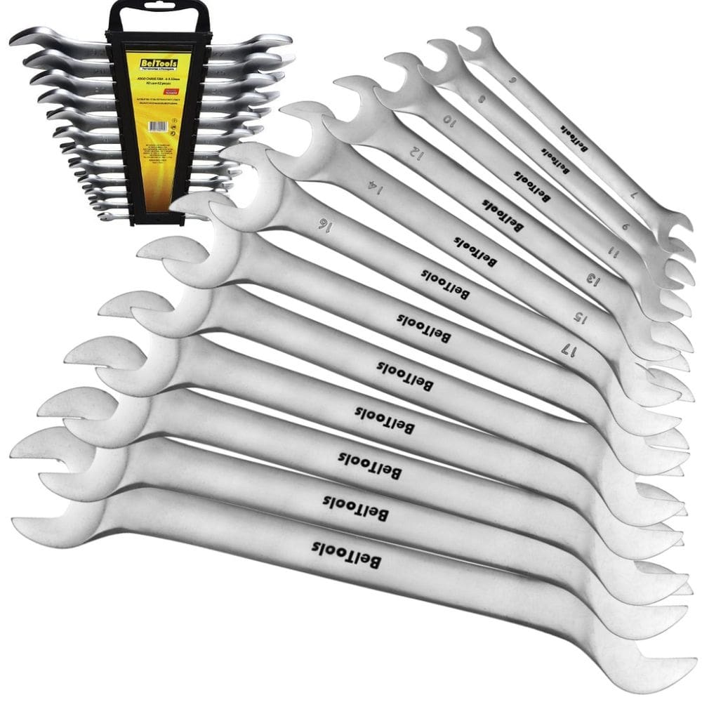 Jogo Chave Fixa Crv 6 a 32mm com 12 peças Beltools