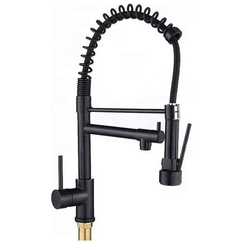 Torneira Gourmet Luxo Cozinha Monocomando Dois Jatos Aerador Misturador Agua Quente Fria Mesa Cuba Bancada Resistante