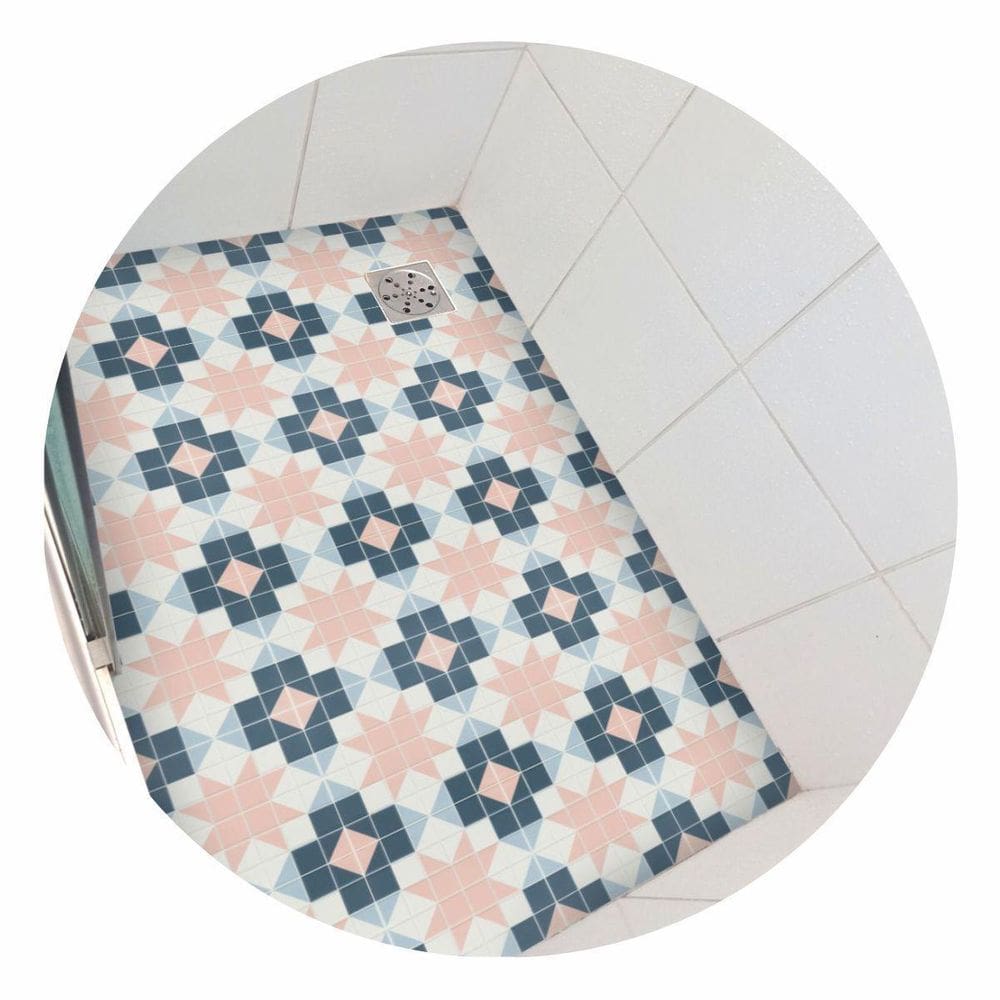 Adesivo Piso Box Antiderrapante Lavável Pastilha 1,20 X 0,80
