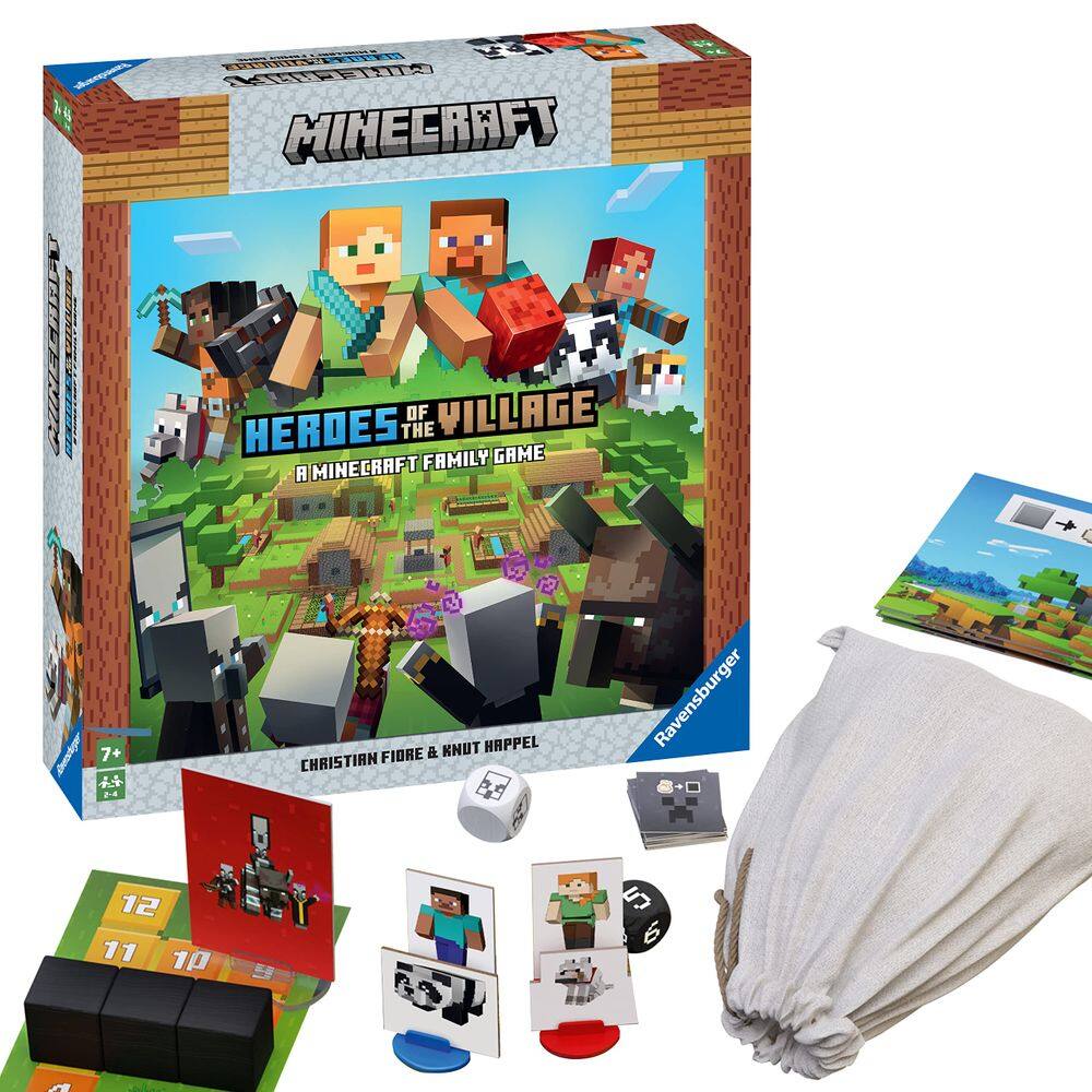 Jogo de Tabuleiro Ravensburger Minecraft Heroes of the Village