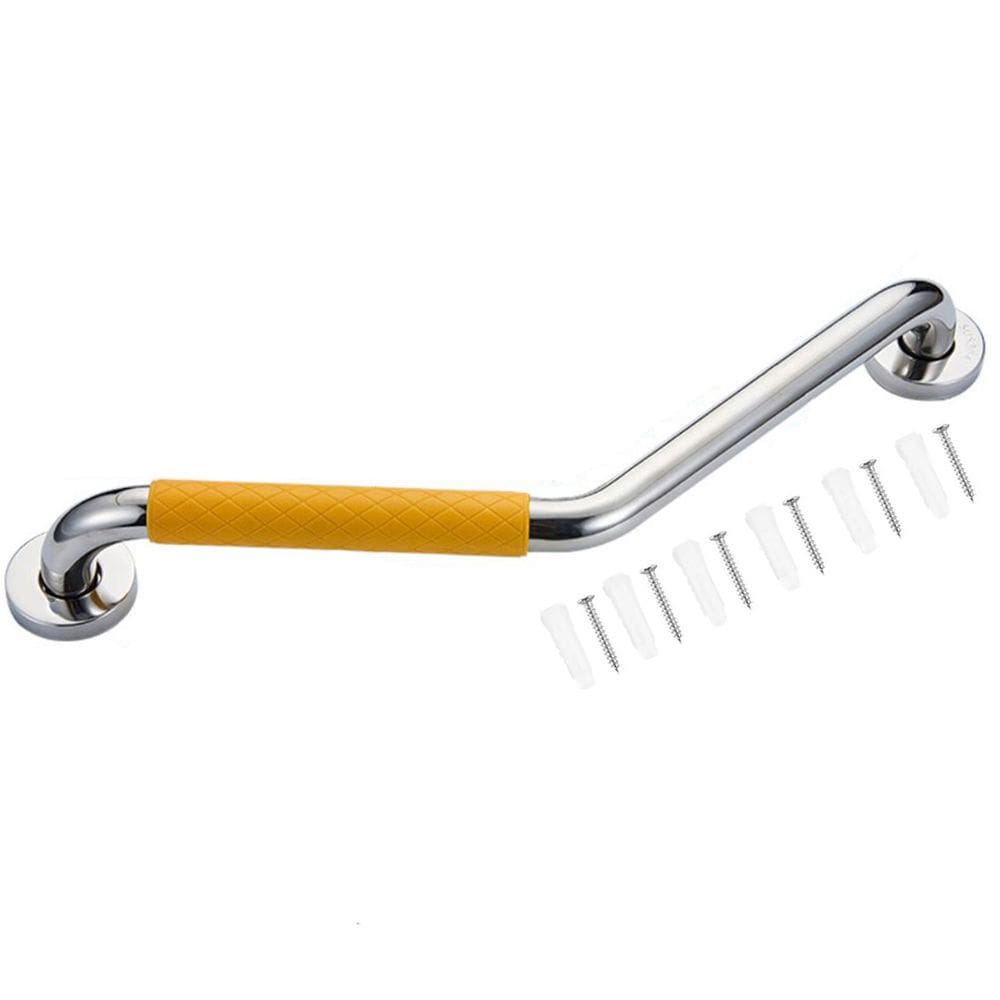 Barra Alça Apoio Angular 25x25cm Antiderrapante Criança Idoso PCD Gestante