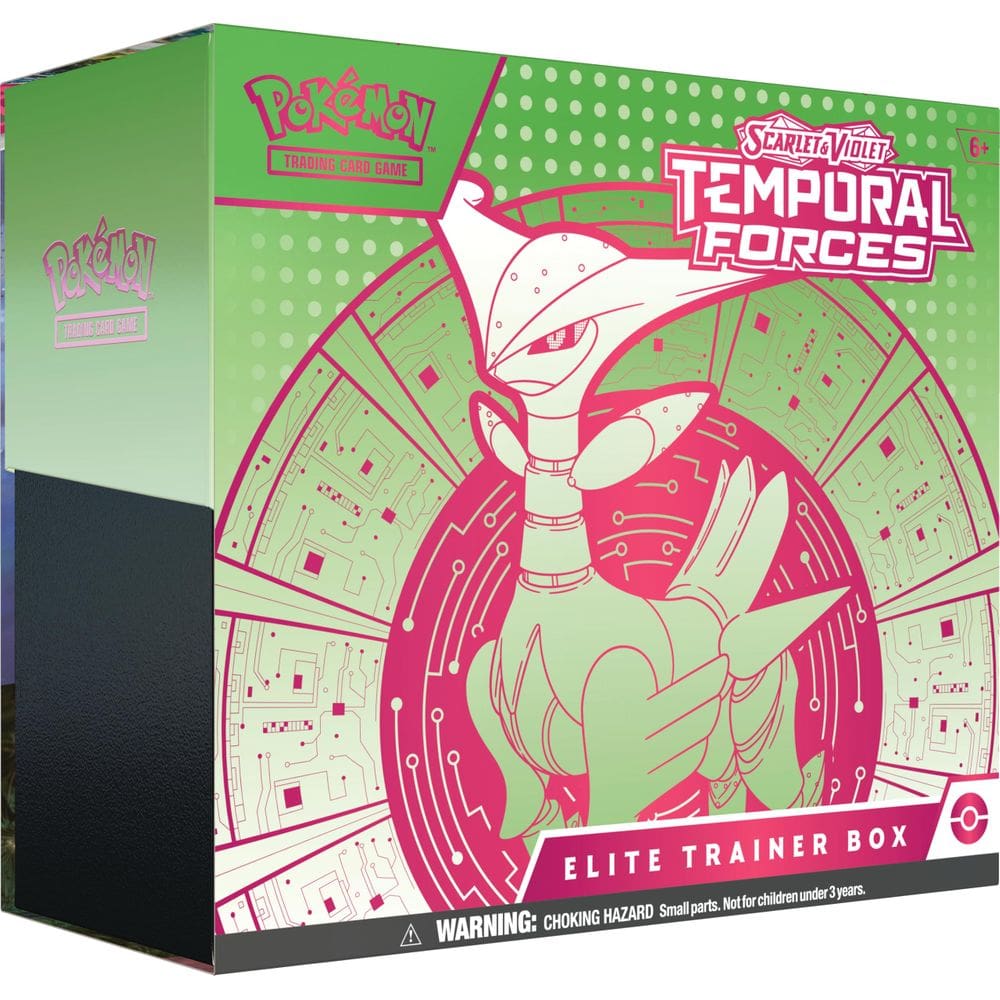 Caixa de treinamento Pokémon TCG Scarlet & Violet Temporal Forces Elite