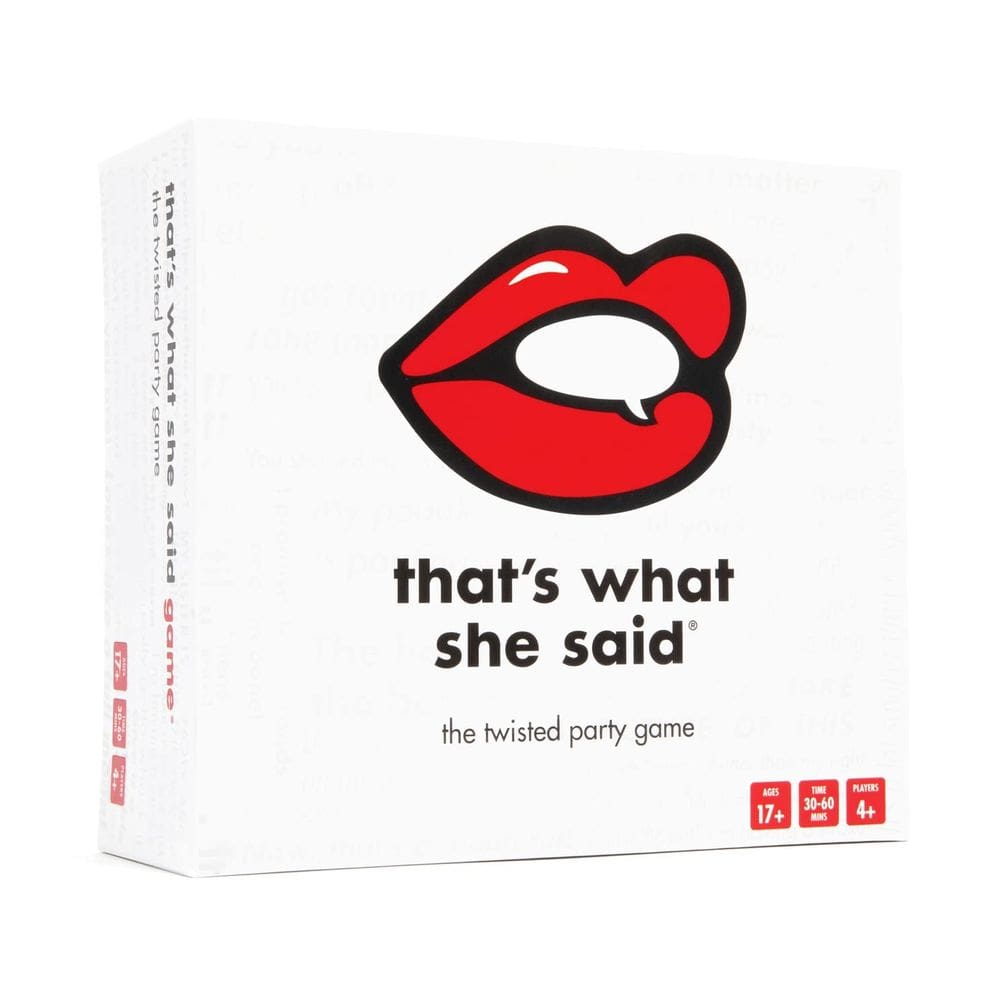 Jogo de festa That`s What She Said para maiores de 17 anos com cartões de 400 frases