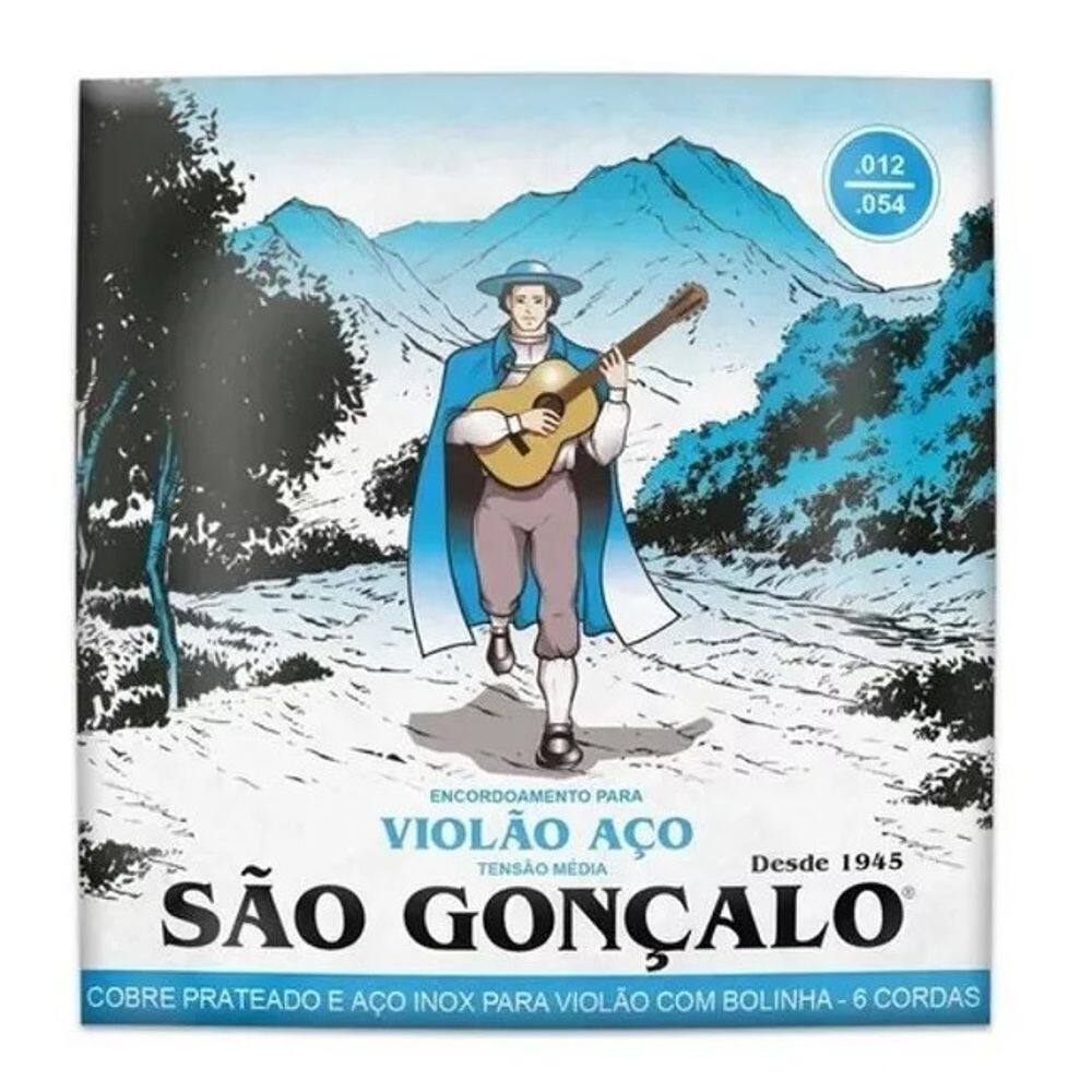 Encordoamento para Violão 0,12 Aço SÃO GONÇALO