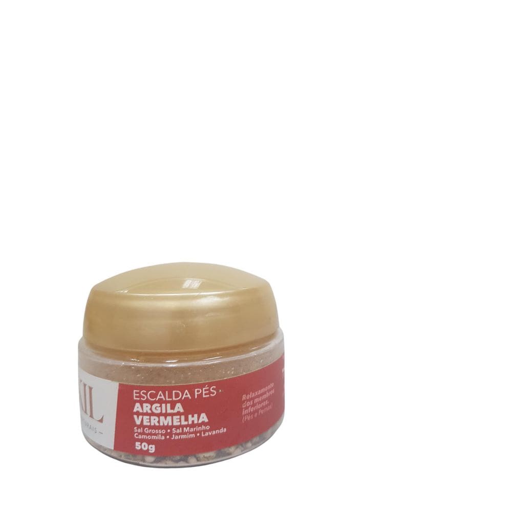 Escalda Pés Argila Vermelha 50 G