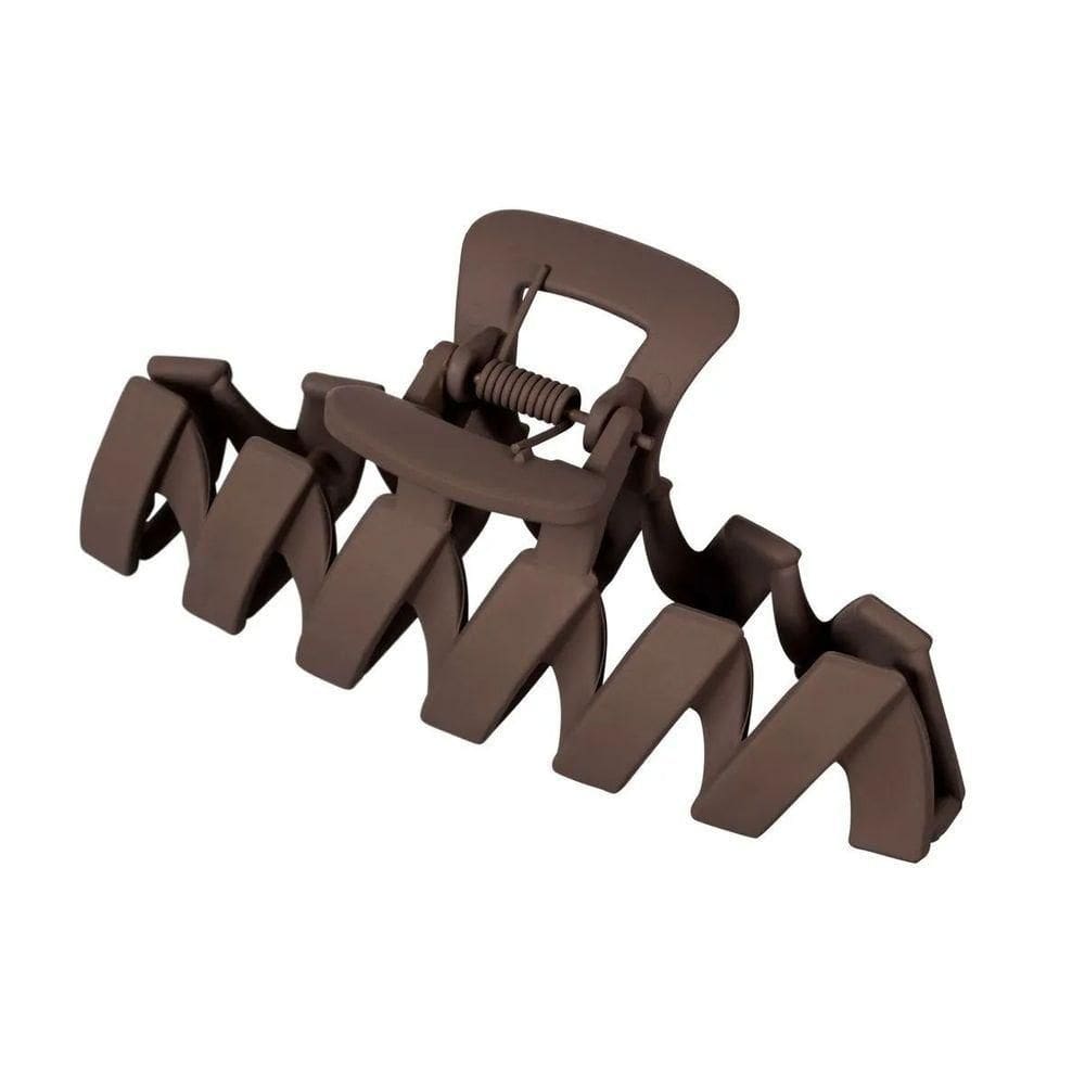 Piranha Line Grande Proart Fixação Segura E Conforto Para Todos Os Tipos De Cabelo Marrom