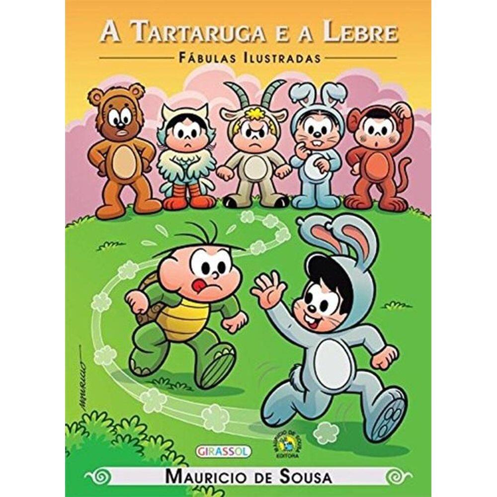 A Tartaruga E A Lebre - Turma Da Mônica