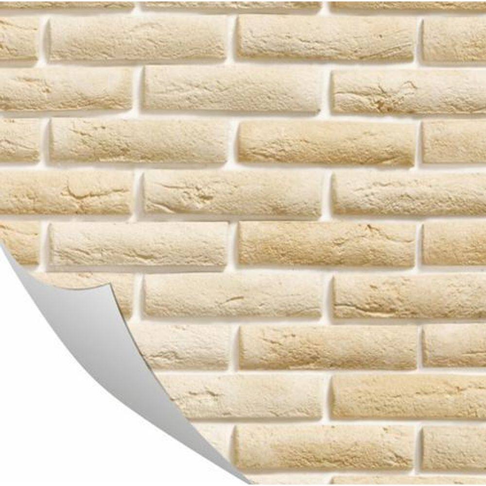 Papel De Parede Tijolo Vintage Pó De Mico 0,57 X 3M