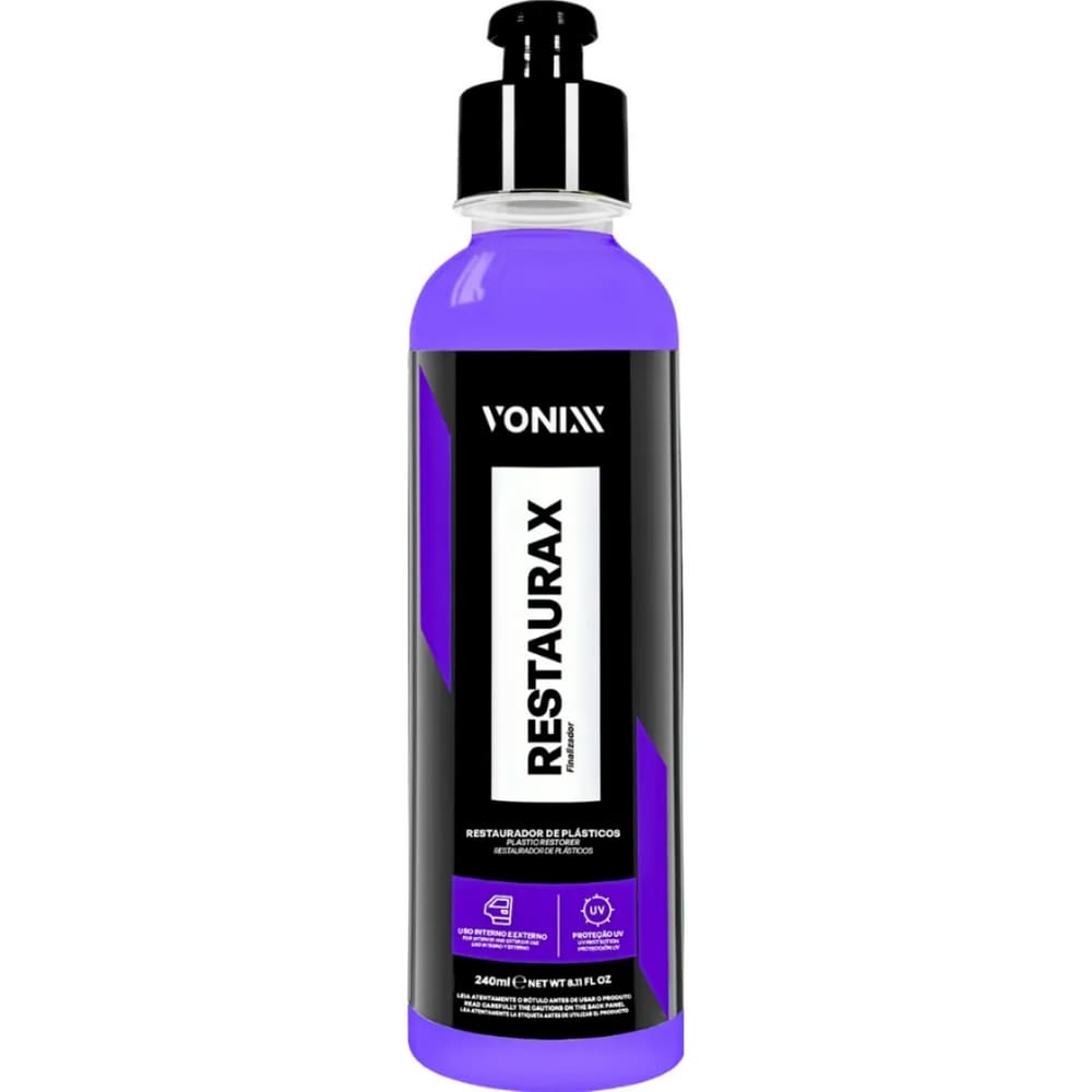 Restaurador de Plásticos Restaurax 240ml Vonixx