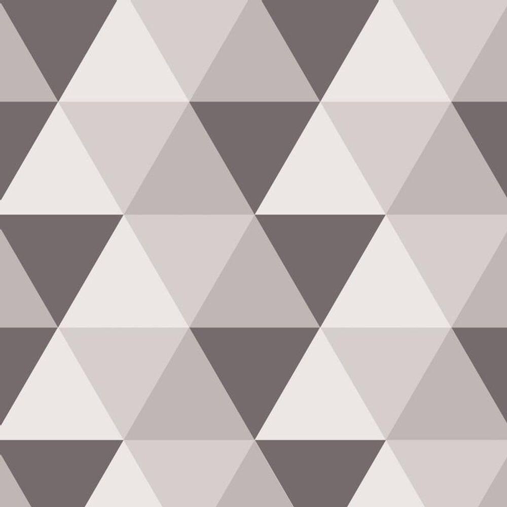 Papel Parede Triangulo Cinza Claro E Escuro Autocolante Sala