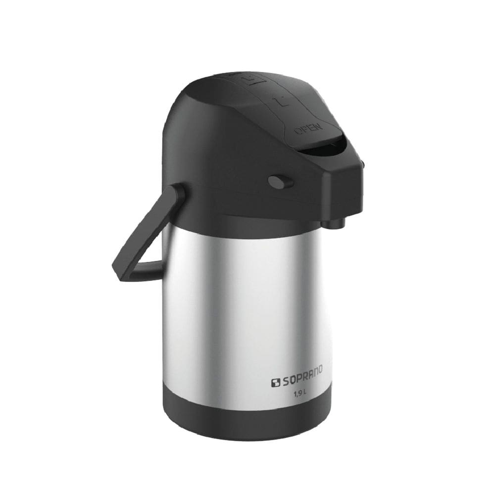 Garrafa Termica de Inox e Preto 1,9 Litros Excelence Soprano