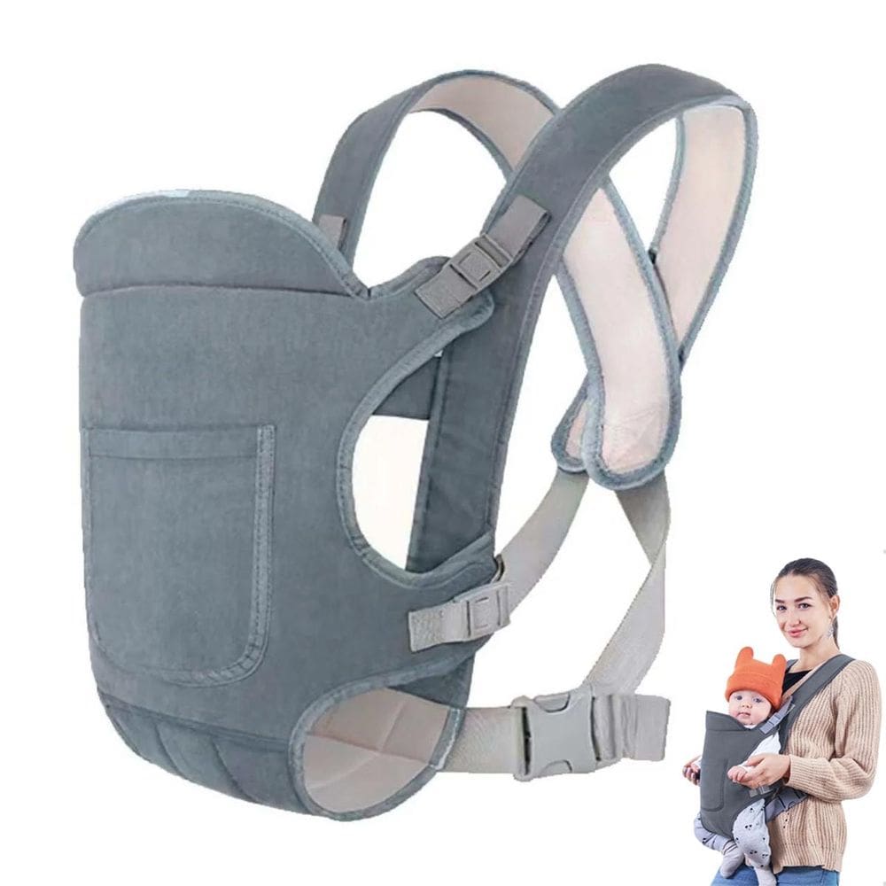 Canguru Carregador Bebe Criança Sentado Deitado Seguro Resistente Passeio Viagem Bolso Alça Ajustavel Ergonomico Pratico