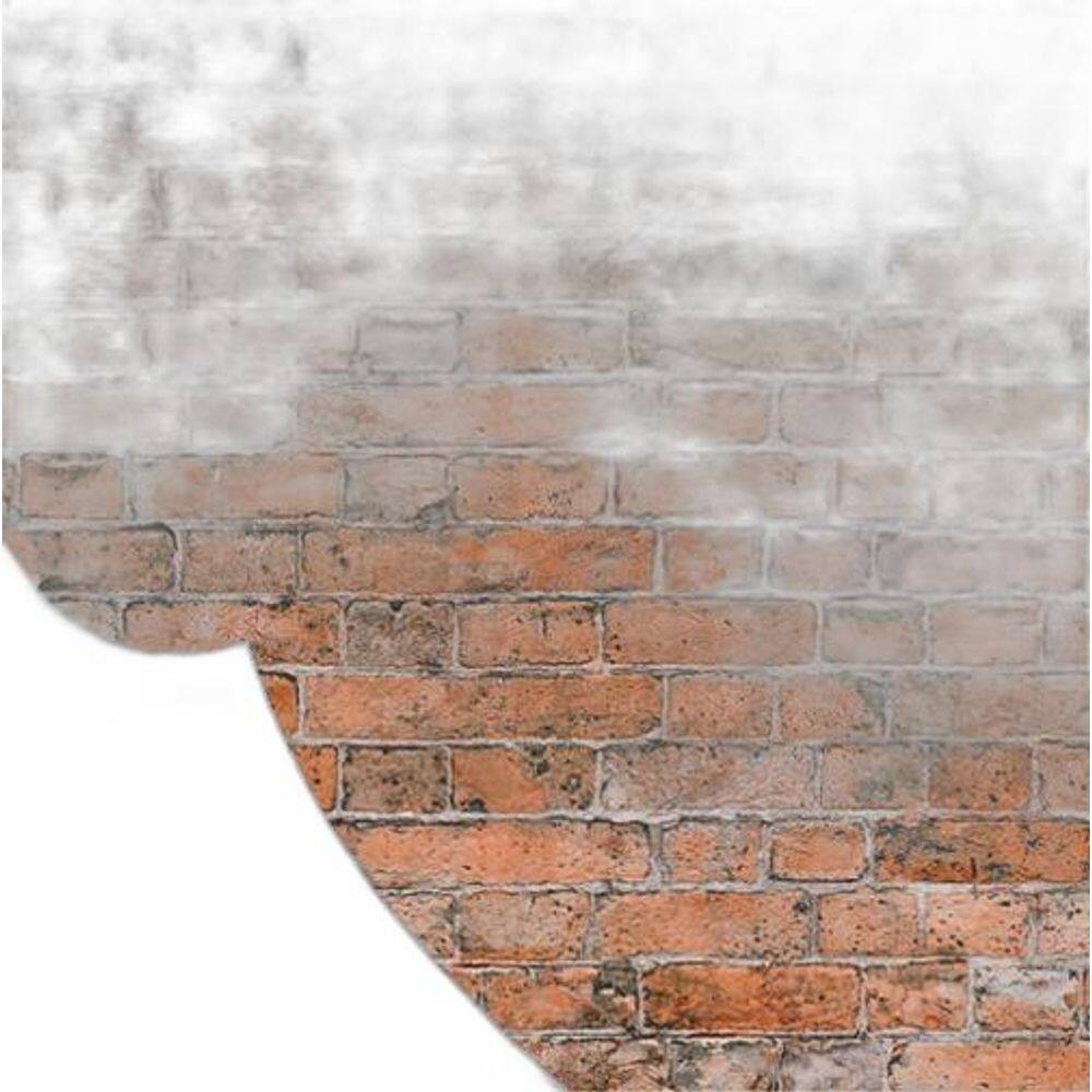 Papel De Parede Tijolo Sala Pó De Mico 0,57 X 3M