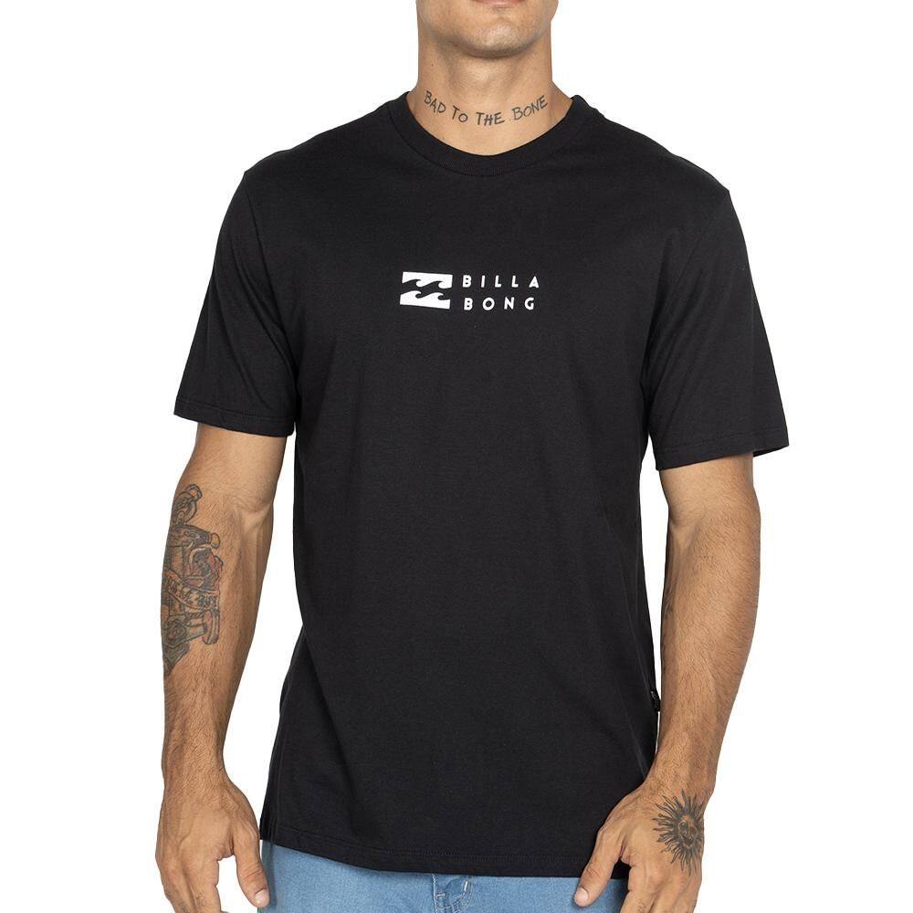 Camiseta Billabong United WT25 Masculina Preto