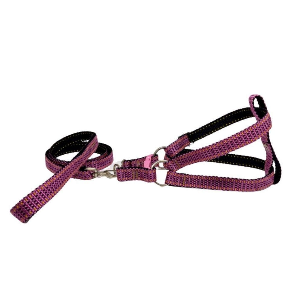 Coleira Peitoral Riscadinho Americano - Roxo Nº 05