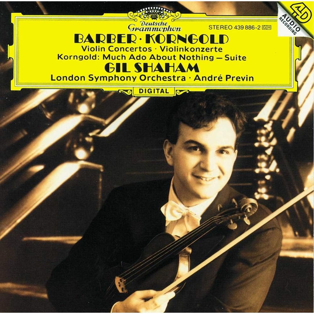 CD de áudio Barber Concerto para violino e orquestra, op. 14