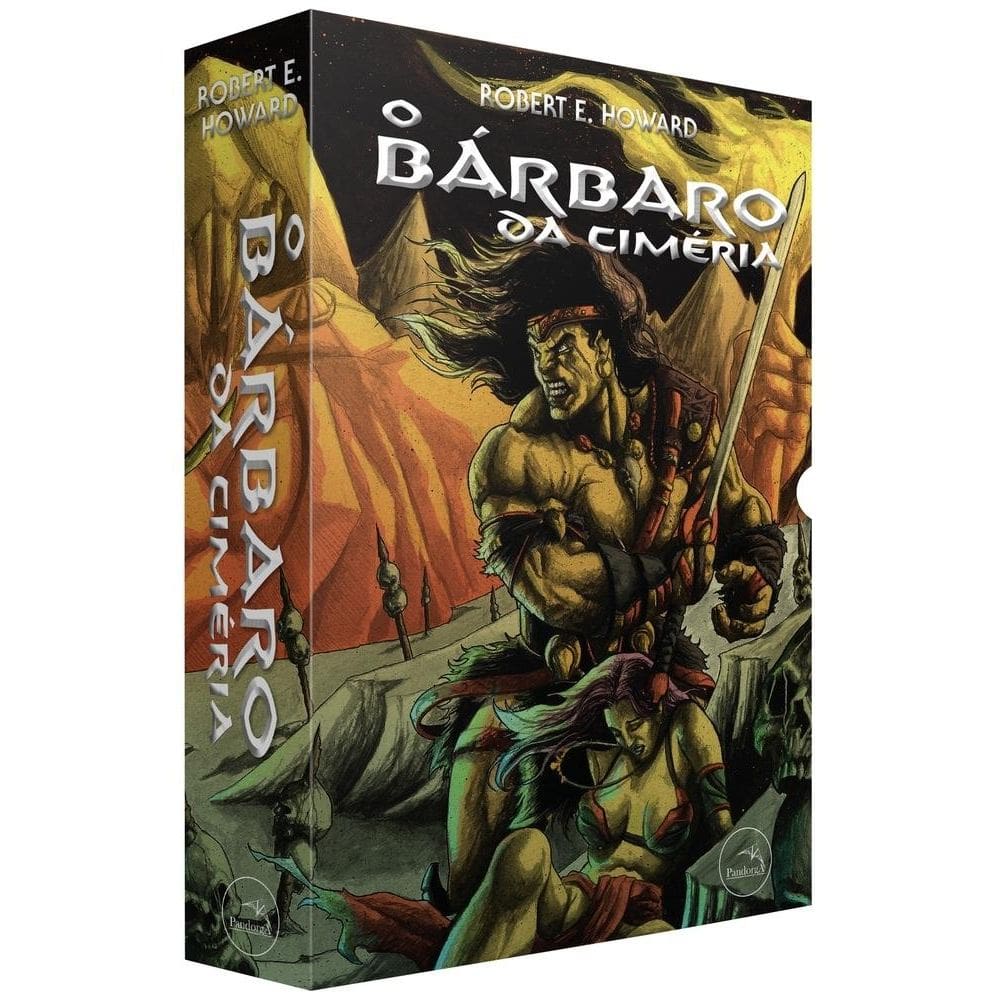 O Bárbaro Da Ciméria - Box 3 Livros Acompanha Pôster, Cards E Marcadores