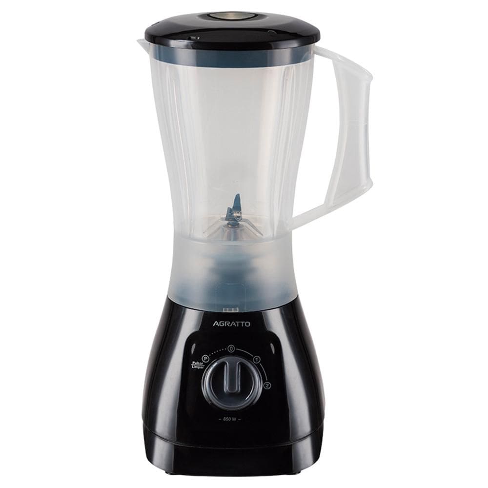 Liquidificador Agratto Forza LQLF1 850W Com 2 velocidades e Jarra 1,5 litros Preto