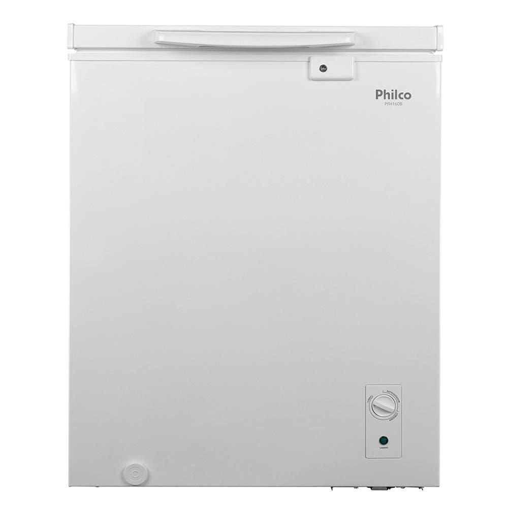 Freezer e Refrigerador Horizontal PFH160B Philco Com 143 Litros e 1 Porta Branco