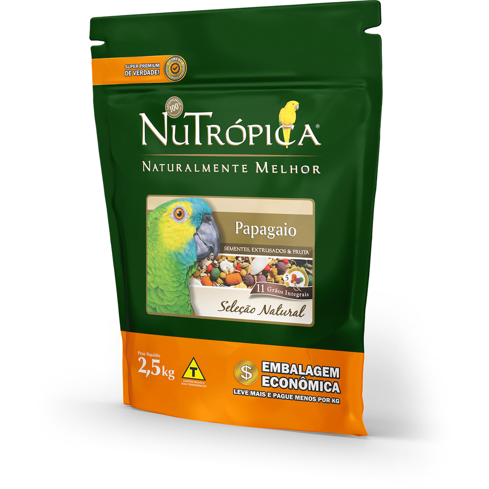 Nutropica Selecao Natural Papagaio 2,5 Kg