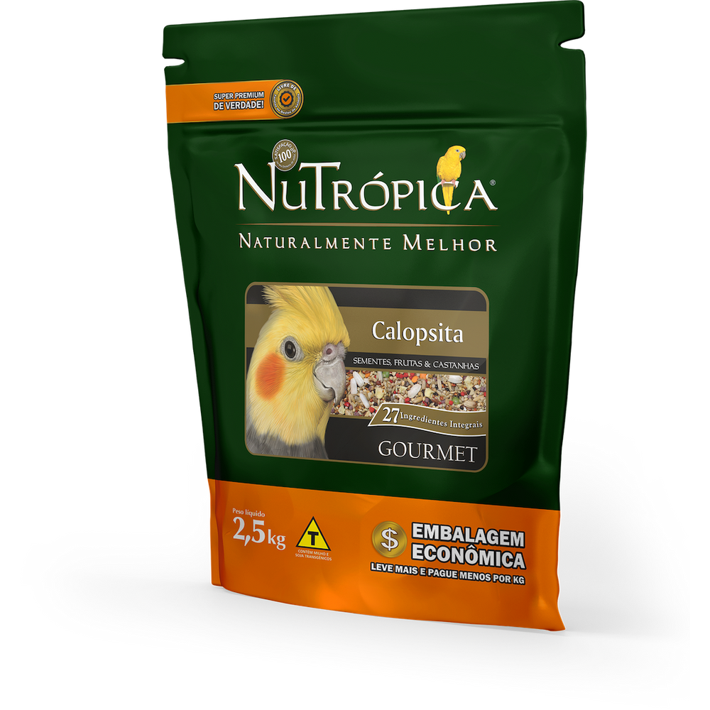 Nutropica Ração Calopsita Gourmet 2,5 Kg
