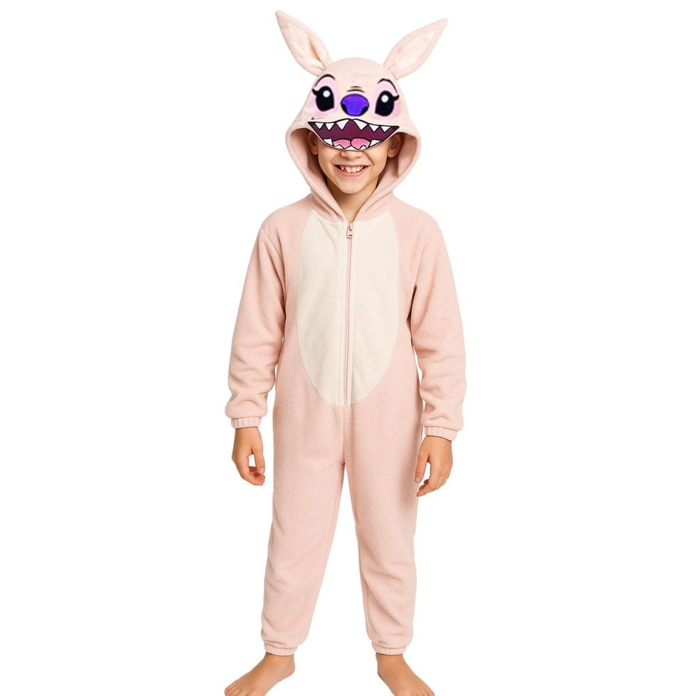 Pijama Macacão Infantil Ange Fleece Fantasia Soft Camurça