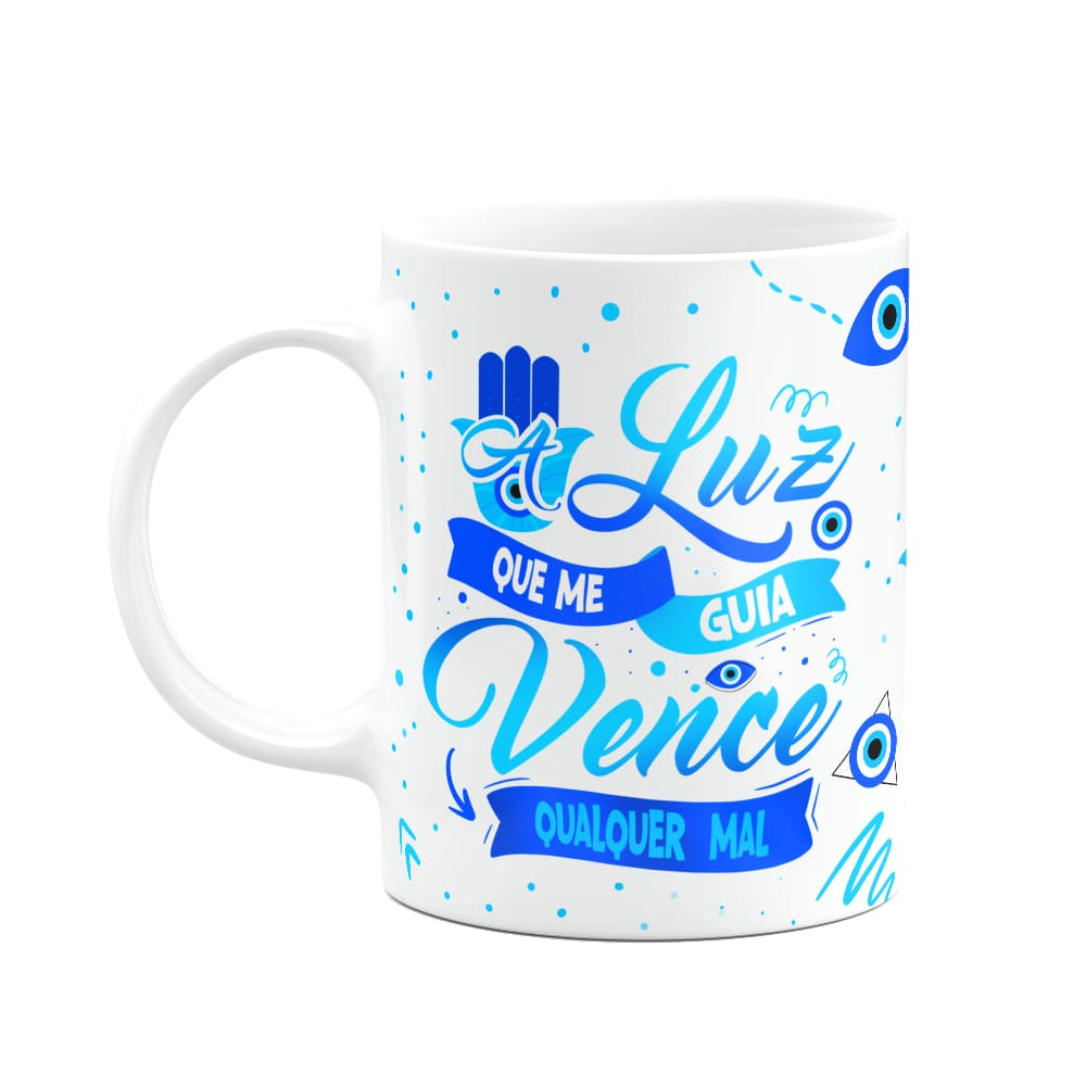 Caneca Boas energias - Luz que me guia, vence qualquer mal