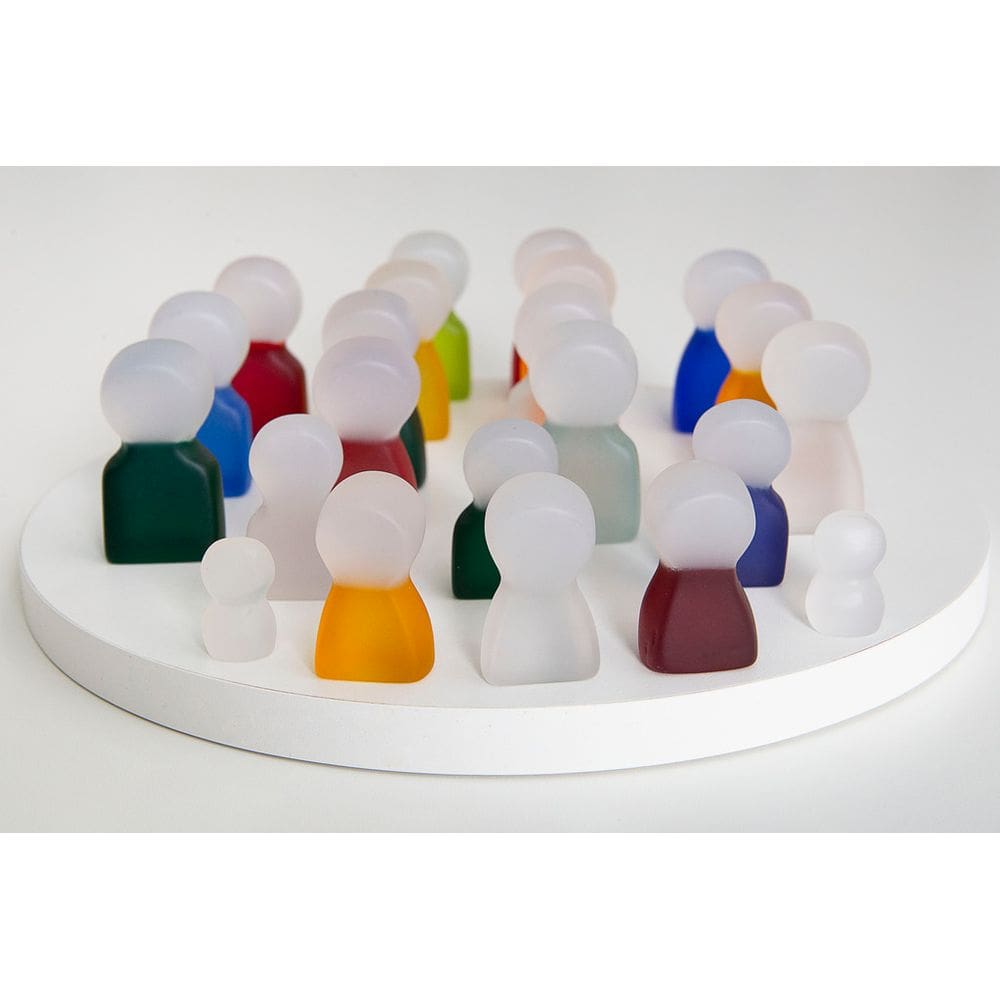Kit Bonecos Família Sistêmica Artesanal - Bonecos para Constelação Familiar