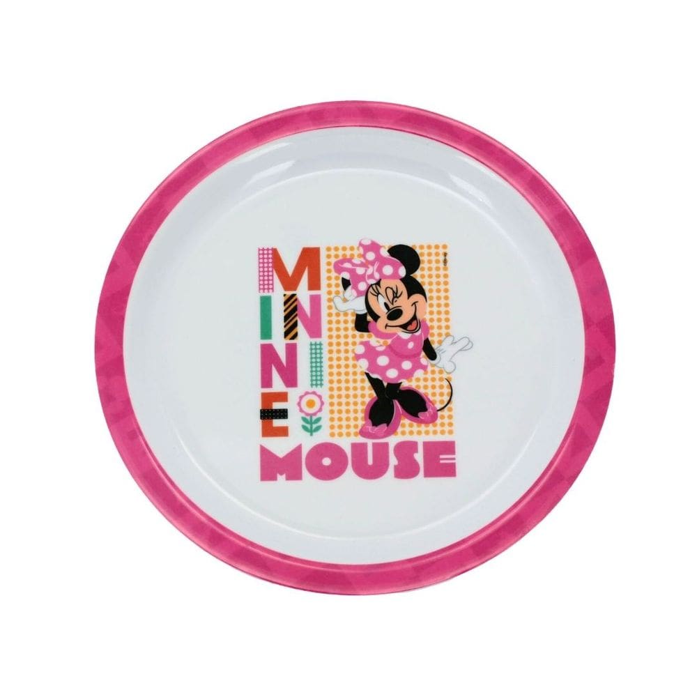 Prato Fundo Melamina Infantil Minnie Disney 21cm - Tuut
