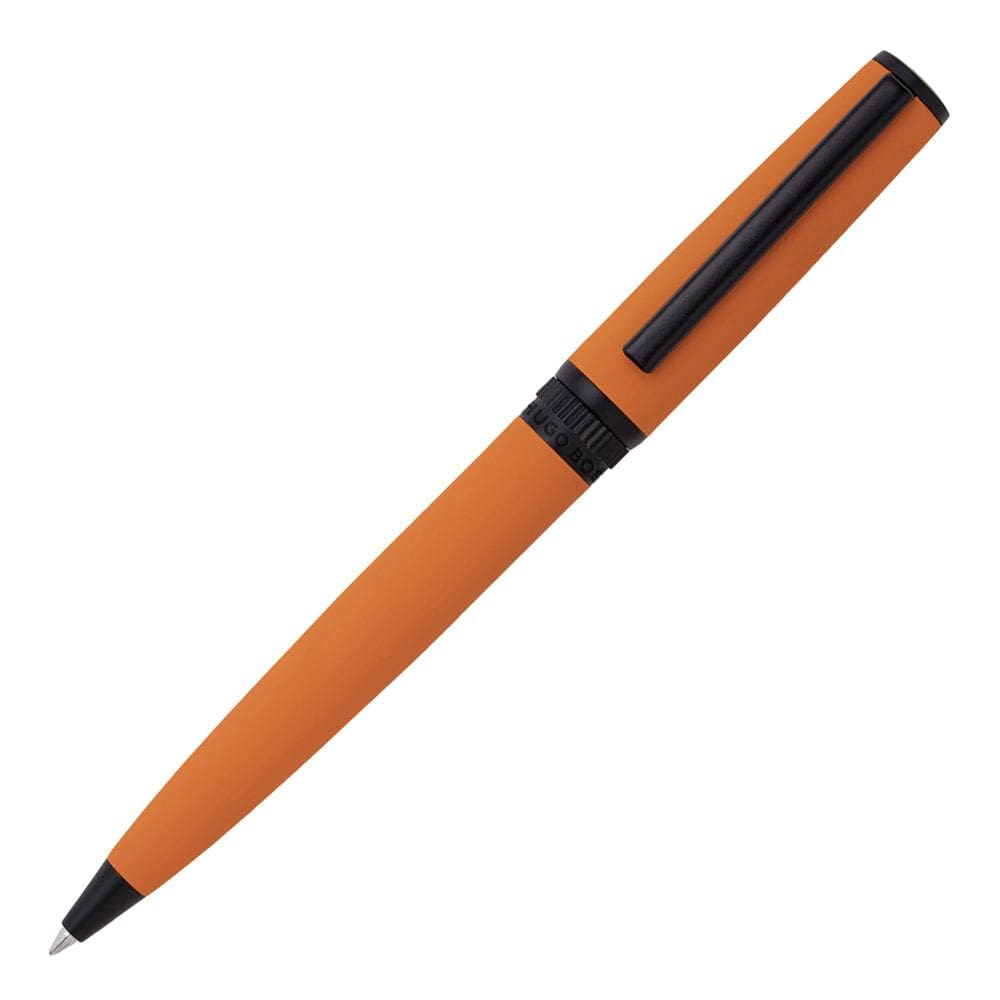 Caneta esferográfica Hugo Boss Gear Matrix Orange Writing para homens e mulheres
