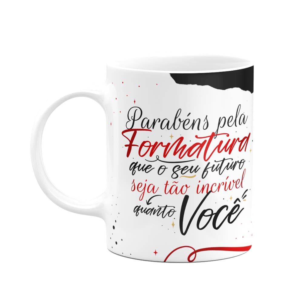 Caneca Formatura - Parabéns pela formatura - M2
