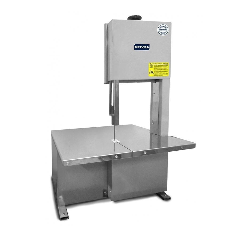 Serra Fita De Mesa Pequena Pintada Para Açougues 1,78m Leve Max 1/2 CV SFFPPLM Metvisa 220V