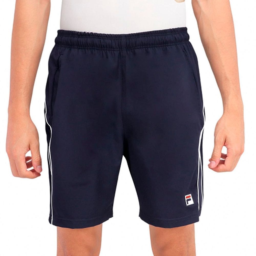 Bermuda Fila Tennis Line II Marinho/Branco