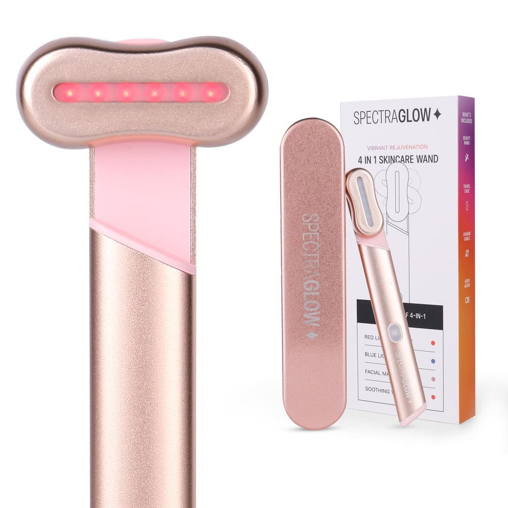 Dispositivo de rejuvenescimento facial SpectraGlow 4 em 1 Red Light Therapy