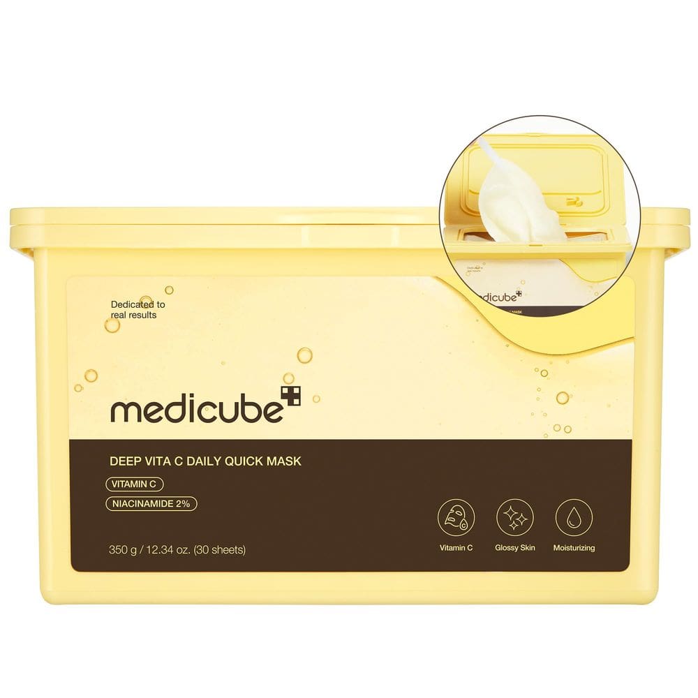 Máscaras em folha Medicube Deep Vita C Daily Quick 30 folhas