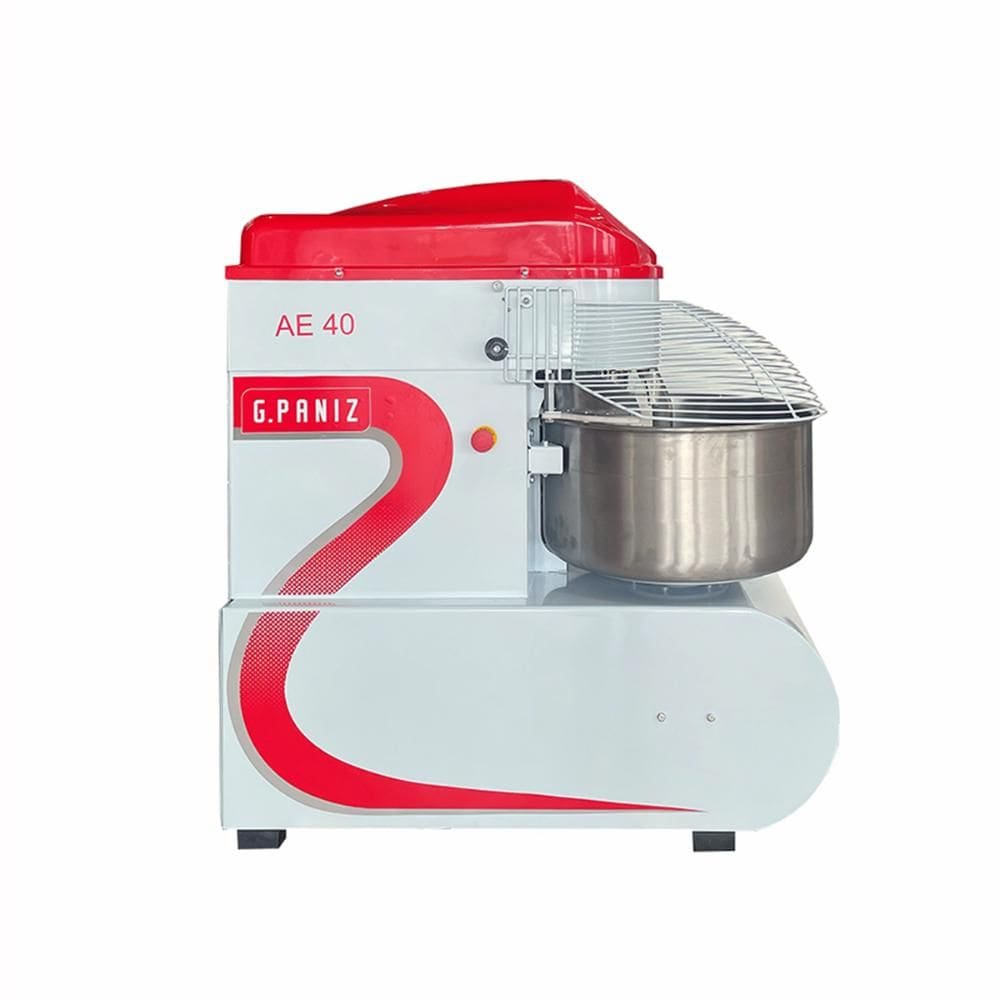 Amassadeira Espiral Masseira Industrial 40kg Epóxi 2 Vel Trifásica AE 40 g2 Painel+ 380t - Gpaniz