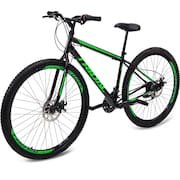 Bicicleta Aro 29 MTB Aço 21 Marchas Freio a Disco Tridal Bike