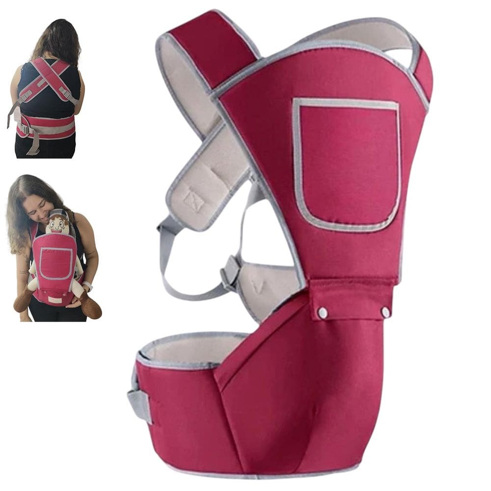 Canguru Carregador Bebe Criança Passeio Viagem Resistente Alça Ajustavel Acolchoada Ergonomica Praticidade Segurança Suporte