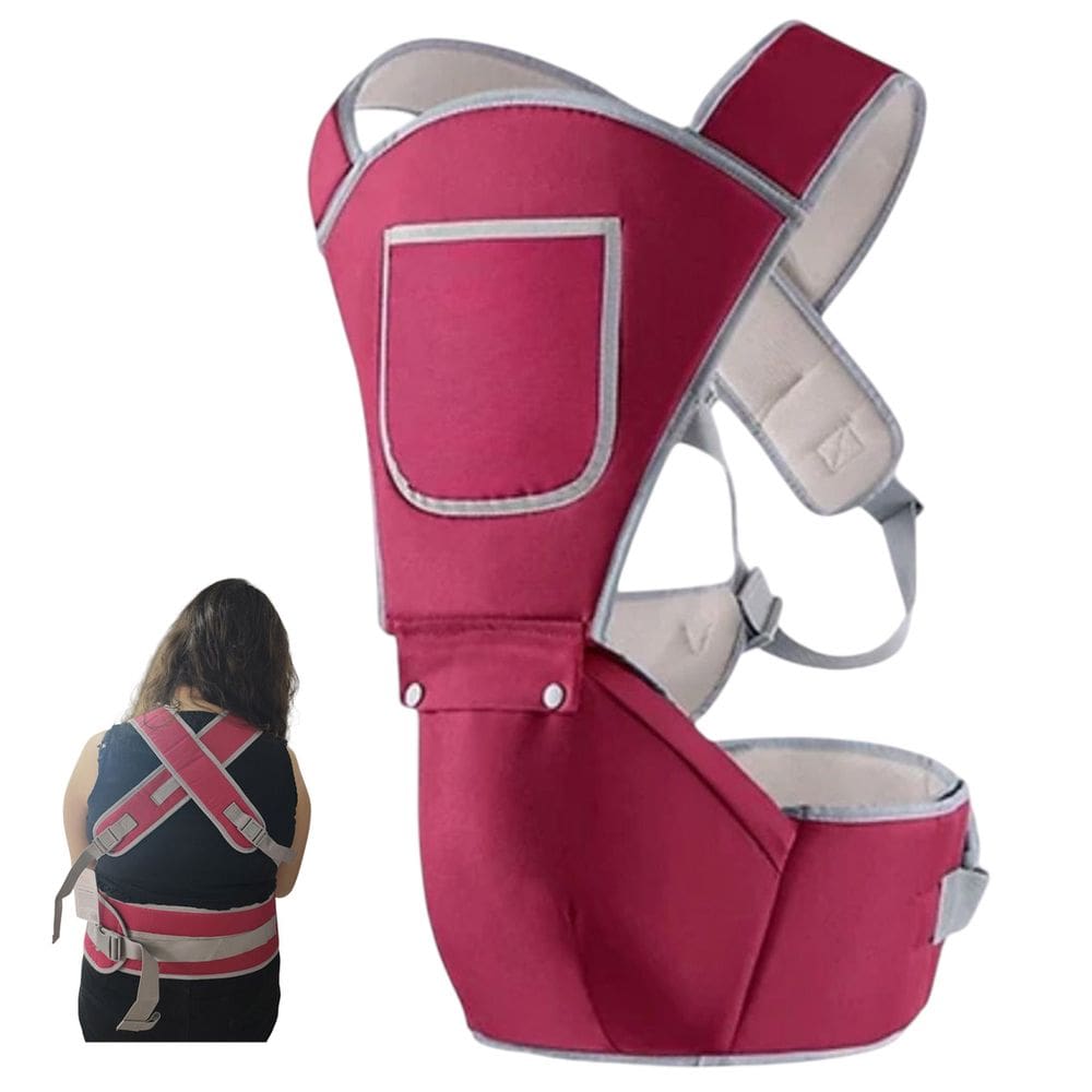 Canguru Carregador Bebe Criança Alça Ajustavel Ergonomico Alcochoado Confortavel Macio Bolso Seguro Resistente Passeio Viagem Suporte