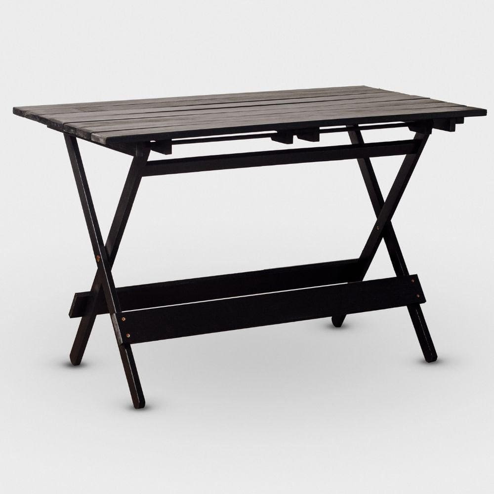 Mesa Dobrável 120x70 Cor Preta